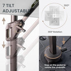 10 X 13 FT Cantilever Patio Umbrella Outdoor - Image 6