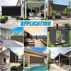 Amagenix 90% Shade Fabric 5'X 13' Black Sun Shade Cloth - Image 7