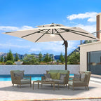 10 X 13 FT Cantilever Patio Umbrella Outdoor by Ombrellon