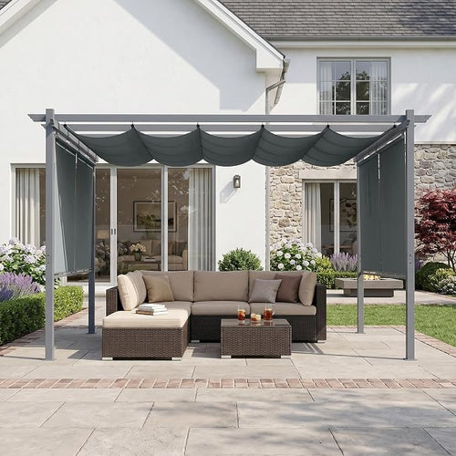 10 x 10 ft Outdoor Pergola by Aoodor