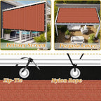 Shade&Beyond Customized Size 5' X 12' Shade Cloth - Image 4