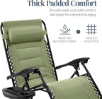Best Choice Products Oversized Padded Zero Gravity Chair, Folding Outdoor Patio - Image 4