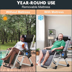 MOPHOTO Zero Gravity Chair, Outdoor Padded Lounge Chair - Image 6