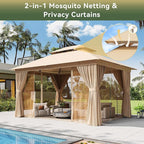12'x10' Gazebo, Metal Frame Canopy - Image 3