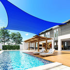Quictent Sun Shade Sail for Patio w/Hardware Kit 185GSM 20x20ft Blue | Square - Image 8