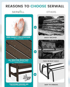 SERWALL HDPE Outdoor Bench - Image 9