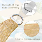 8' x 8' x 8' Triangle Sun Shade Sail - Image 2