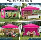 Raynesys 10x10ft Pop Up Canopy Tent - Image 7