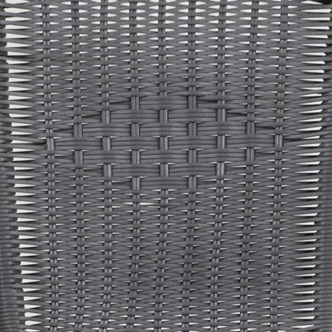 Flash Furniture Lila 2 Pack Gray Rattan Indoor-Outdoor Restaurant Stack Chair | - Image 15