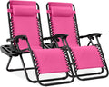 Best Choice Products Set of 2 Adjustable Steel Mesh Zero Gravity Lounge Chair by Unknown