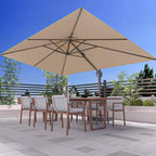 9' X 12' Cantilever Outdoor Patio Umbrellas - Image 8