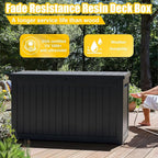 ROJIK Outdoor Storage Housing Deck Box, Waterproof Patio Furniture, Garden Tools - Image 3