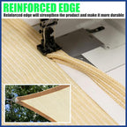 6' x 16' Brown Sun Shade Sail Rectangle SMSLR Canopy Fabric Cloth Screen - Image 5