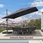 PURPLE LEAF Patio 11.5' x 11.5' Telescopic Umbrella - Image 2