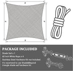 Shade&Beyond 7'x17' Sun Shade Sail Canopy Rectangle, UV Block Breathable Curved - Image 7