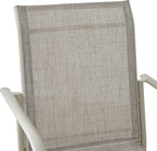 Stackable Patio Chairs Set of 4, Outdoor Dining Chairs - Image 8
