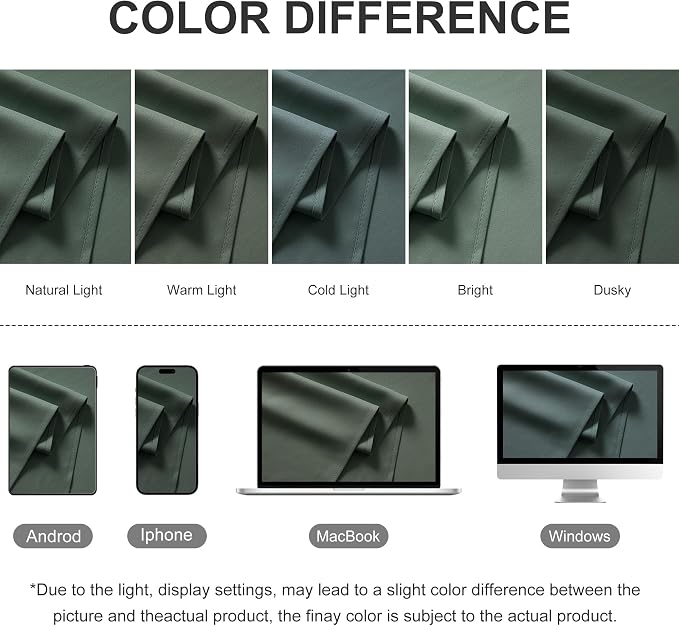 RYB HOME Extra Wide Outdoor Curtains - Image 8