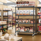 IZEUK Garage Shelving Wide Storage Shelves 4 Tier Metal Shelves 3200 LBS Heavy - Image 2