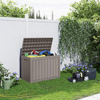 45 Gallon Outdoor Deck Box, Lockable Waterproof Outdoor Storage Boxes - Image 5