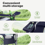 LET'S CAMP Oversized Folding Camping Chair Portable Outdoor Heavy Duty | - Image 7