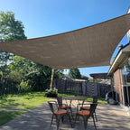 Sun Shade Sail 11'x20' Brown Rectangle Shade Cover Custom Size | 95% UV Block by SUNLAX