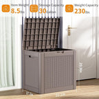 30 Gal Waterproof Outdoor Storage Box UV Resistant Deck Box | Indoor/outdoor - Image 2