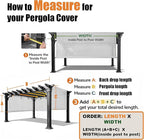 Alion Home Waterproof Pergola Cover - Image 2