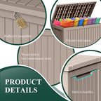 ROJIK Outdoor Storage Housing Deck Box - Image 5