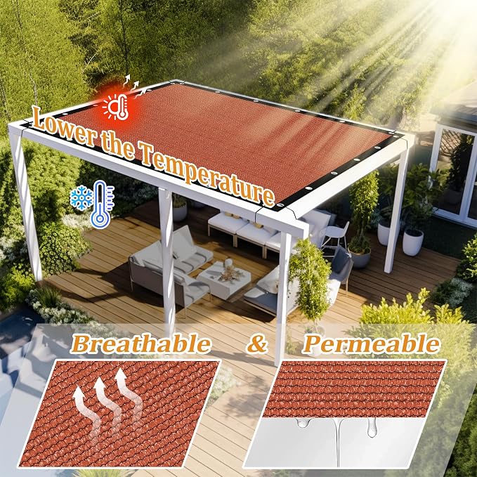 Shade&Beyond Customized Size 5' X 13' Shade Cloth - Image 2