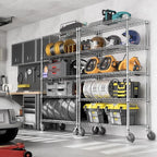 M MZG 5-Shelf Storage Shelves, Wire Shelving Heavy Duty Metal Storage Shelving - Image 6