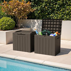 Greesum 31 Gallon Deck Box for Outside, All Weather Outdoor Storage Boxes for - Image 2