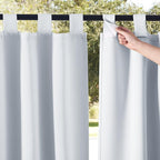 NICETOWN 2 Panels Patio Curtainss Outdoor Waterproof by NICETOWN