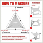 ColourTree CTSLT Custom Size Order to Make 13' x 16' x 20.6' Green Right - Image 6