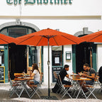 9' Outdoor Patio Umbrella, Outdoor Table Umbrella, Yard Umbrella, Market - Image 7