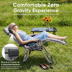 NEWBULIG Zero Gravity Chair, Folding Patio Recliner - Image 4