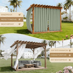 HDCAXKJ Waterproof Outdoor Curtains - Image 4