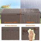 ROJIK 110 Gallon Deck Boxes Outdoor Waterproof, Weatherproof Outdoor Storage - Image 8