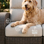 Oversized Wicker Outdoor Swivel Glider Recliner - Image 4