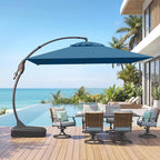Grand patio 10x10 FT Sunbrella Square Umbrella by GrandPatio