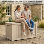 Outdoor Storage Box, 270 Gallon Waterproof Deck Box, Super-Sized Gas-Spring - Image 6