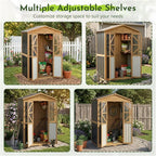 Outdoor Wooden Storage Shed Cabinet - Image 6