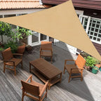 Sun Shade Sail 10'x18'x20.6' Sand Triangle Shade Cover Custom Size | 95% UV - Image 6