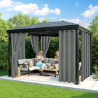 Patio Curtains Outdoor Waterproof, Privacy Drapes | Weatherproof & Sun Blocking - Image 4