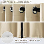 RYB HOME Fade-Resistant Outdoor Curtains - Image 7