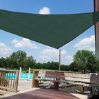 Windscreen4less 24' x 24' x 24' Sun Shade Sail Triangle Outdoor Canopy Cover UV - Image 6