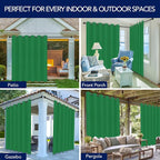 PureFit Outdoor Curtains for Patio Waterproof Weatherproof Outside Curtains | - Image 5