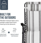 Best Choice Products Set of 2 Extra Wide Adjustable Steel Mesh Zero Gravity - Image 6