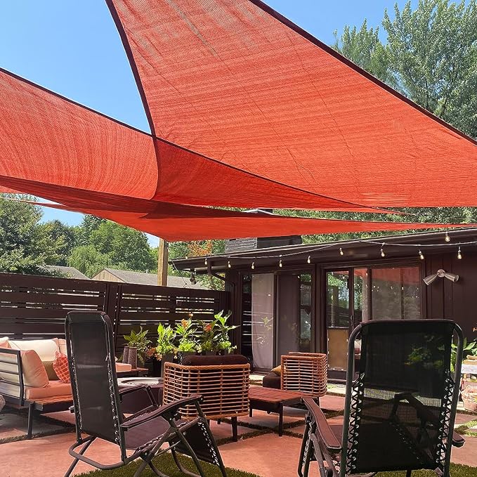 LOVE STORY Custom Size 17' x 29' x 29' Sun Shade Sail by LOVESTORY