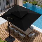 9' X 12' Cantilever Patio Outdoor Umbrella - Image 3