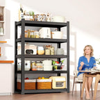 Metal Garage Storage Shelves Heavy Duty Shelving Unit 5 Tier Steel Adjustable - Image 2